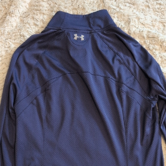 Under Armour Women's Navy Cowl Neck Sweater - Picture 3 of 4